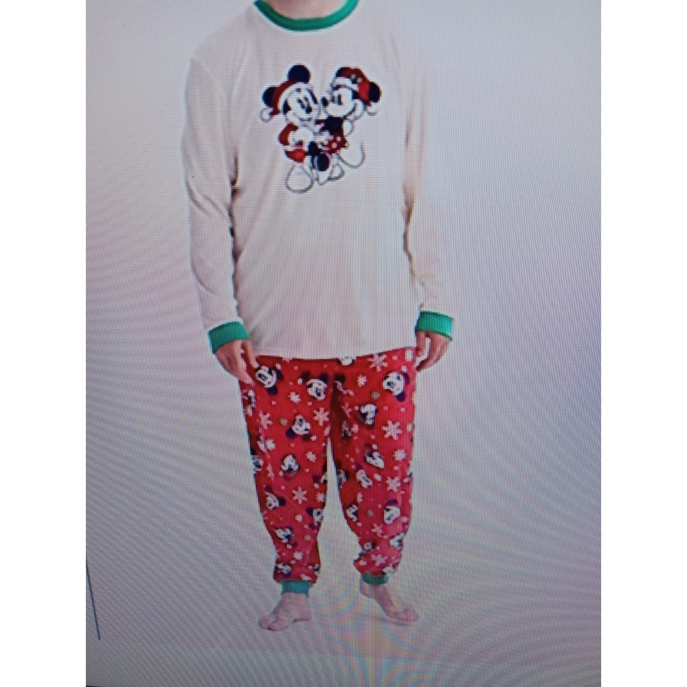 Disney's Mickey Mouse Big & Tall Pajama Top & Bottoms Set Jammies Family 3XLT